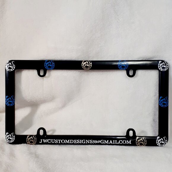 Horse Shoe License Plate Frame - Picture 1 of 3